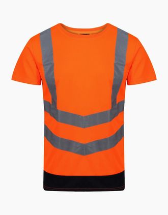 Regatta Mens Regatta Professional Mens High-Vis Short-Sleeved T-Shirt - Orange - Size: 36