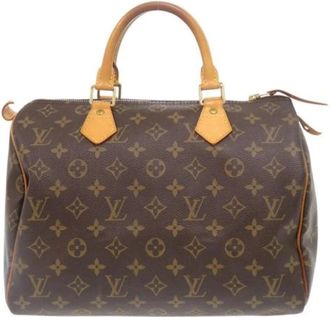 Louis Vuitton Pre-owned Speedy 30 Handbag - Dames - Vintage Handtas - Bruin - ONE Size - Leer - Vintage