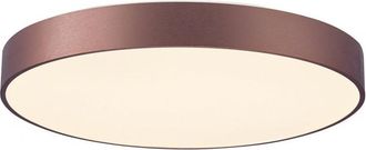 Trade Shop Trade Shop Traesio - Trade Shop - Plafoniera Rotonda Led 95w Cct 3000k 4000k Lampada 80cm Luz Rotonda Camera 230v - Brown