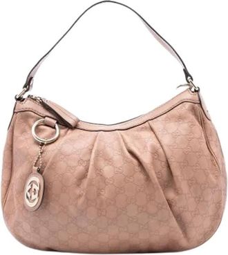 Gucci Pre-owned Shoulder Bags, female, Brown, Size: ONE SIZE Pre-owned Vintage Shoulder Bag