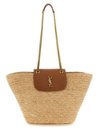 Saint Laurent Natural Manon Large Tote
