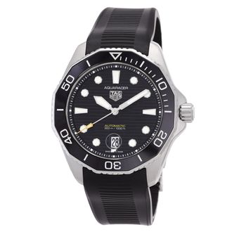 Tag Heuer Pre-owned Tag Heuer Aquaracer Automatic Black Dial Mens Watch WBP201A.FT6197