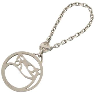 Herm&egrave;s Pre-owned Sleutelhanger - Dames - Vintage Accessoires - Grijs - ONE Size - Vintage