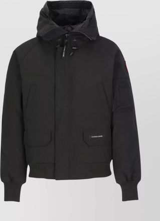Canada Goose mens down jacket with hood and zip pockets