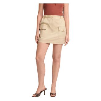 Kocca Short Skirts, female, Beige, Size: XS Short Cotton Skirt