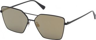 Web Eyewear Womens WE0268-5801C WE0268 58 5801C Sunglasses - Black - One Size