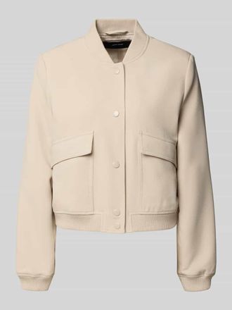 Vero Moda Regular Fit Blouson mit Viskose-Anteil Modell AMALA in Ecru, Gr&ouml;&szlig;e S
