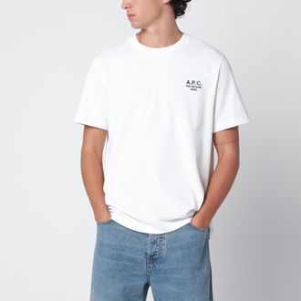 A.P.C. T-shirt Rue Madame bianca in cotone