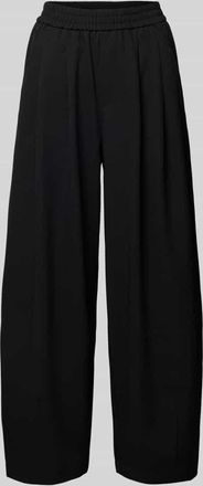 Only Loose Fit Bundfaltenhose mit Viskose-Anteil Modell MARIELA LIFE in Black, Gr&ouml;&szlig;e XL