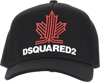 Dsquared2 Cappellino da baseball con logo ricamato - - Accessories - unisex - Nero - ONE SIZE