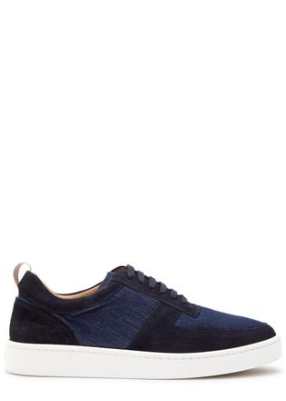 Aur&eacute;lien Bayside 2.0 Suede Sneakers - Navy - 45 (IT45 / UK11)