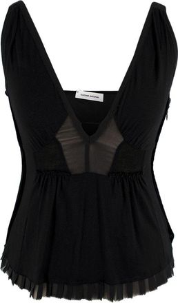 Costume National Costume National Black Vest Top Size XXS