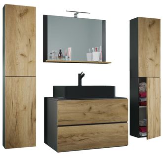 ebuy24 5 Unids. Ba&ntilde;o De Lavabo 80 Cmlendas Xl 150x147x52 - Vcm