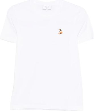 Maison Kitsun&eacute; Embroidered T-shirt
