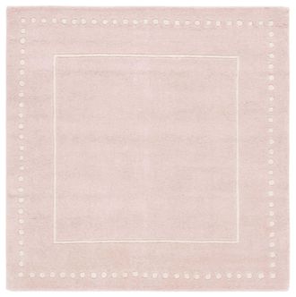 Safavieh Alfombra lana rosa claro/marfil 152 x 152 cm
