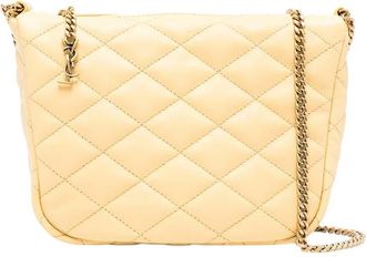 Saint Laurent Yellow June Small Shoulder Bag
