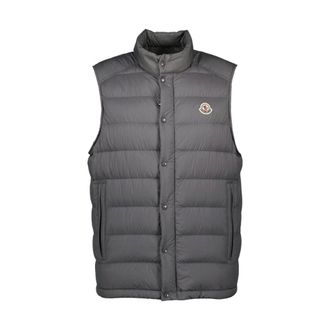 Moncler Vests, male, Gray, Size: 2XL L1 091 1A00078 597Yd 94A Down Vest