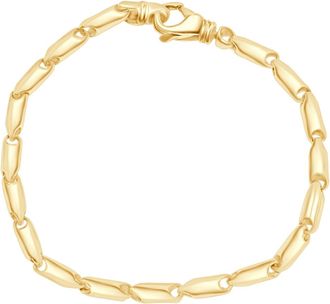 Pompeii3 Mens Link 14k Gold (30gram) or Platinum (48gram) 4mm Bracelet 9