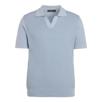 Oscar Jacobson Polo Shirts, male, Blue, Size: 2XL Polo Shirts