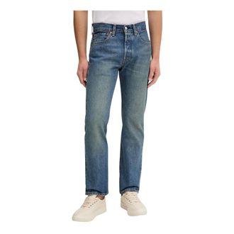 Levi's Heren, Jeans, Blauw, Maat: W32 L32 Katoen