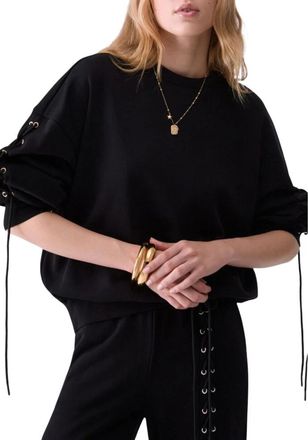 Liu Jo Sudadera Tf 6276 F0334 - Dames - Sweatshirts - Zwart - S - Hoodies & sweatvesten