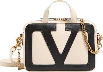 Valentino Garavani Cream Viva Mini Satchel