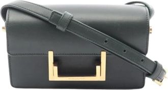 Saint Laurent Pre-owned Vintage Crossbody Bag - Dames - Vintage Schoudertas - Groen - ONE Size - Leer - Vintage