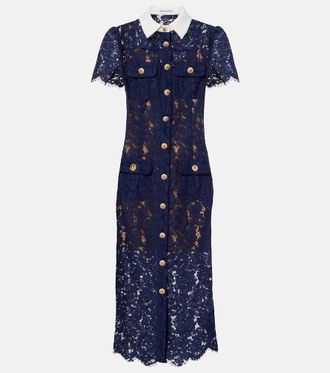 Self Portrait Lace midi dress