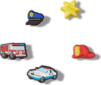 Crocs Set van 5 Jibbitz Brandweer & politie