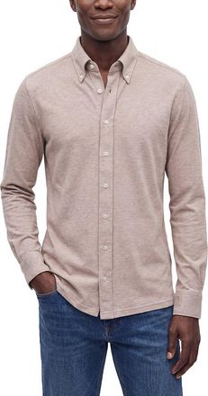 N.Peal N. PEAL Button-Down Collar Cashmere-Blend Shirt