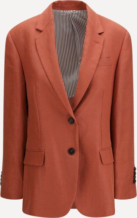 Brunello Cucinelli Blazer monopetto in lino Woman 38