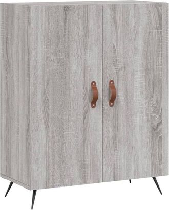 vidaXL Vidaxl - Aparador de madera de ingeniería gris Sonoma 69,5x34x90 cm