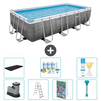 Bestway Piscina Bestway Power Steel Rectangular - 549x274x122 Cm - 8-piezas S574