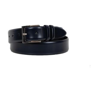 Gavazzeni Calla Leather Belt - unisex - Gavazzeni - Belts - Blue - 85 CM - Accessories