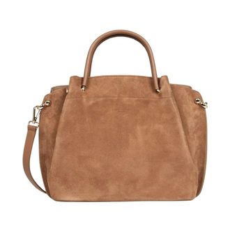 Lancaster Su&egrave;de Louisa Handtas - Dames - Tassen - Bruin - Maat: ONE Size Su&egrave;de