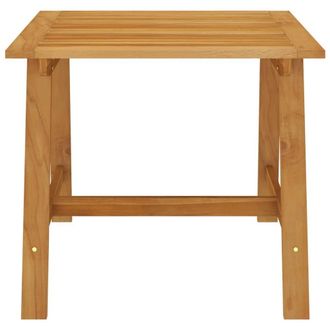 Berkfield Home Garden Dining Table 88x88x74 cm Solid Acacia Wood in Brown | Size: 88 x 88 x 74 cm