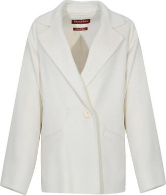 Max Mara Guinea Short Coat In Cashmere And Wool