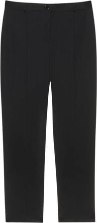 Elena Miro Gebreide broek voor vrouwen - Dames - Vrijetijds broeken - Zwart - W35 - Broeken