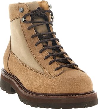 Brunello Cucinelli Urban Outdoor Ankle Boot - Beige