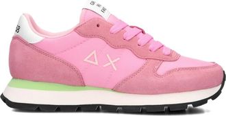 Sun 68 Roze Nylon Sneakers voor Vrouwen - Dames - Sneakers - Roze - 37 EU - Nylon - Schoenen