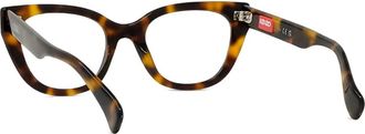 Kenzo Occhiali cat-eye Boke Flower con effetto tartarugato - Marrone