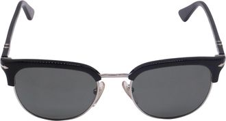 Persol 3105S Wayfarer Sunglasses in Black Acetate