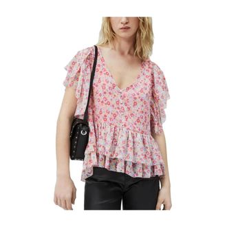 Pepe Jeans London Blouses - Dames - Blouses - Roze - S - Overhemden