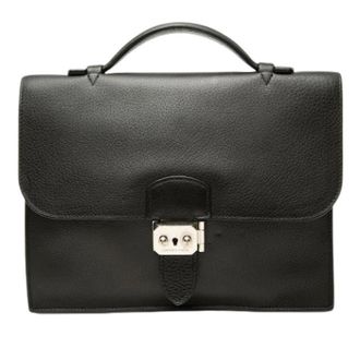 Herm&egrave;s Pre-owned Sac a Depeches - Dames - Vintage Handtas - Zwart - ONE Size - Leer - Vintage
