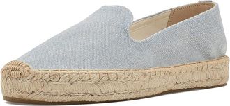 Soludos Smoking Platform Espadrille Womens Flat Shoes Dolphin Blue : EU 42 (US Womens 11-11.5) B - Medium, Cotton