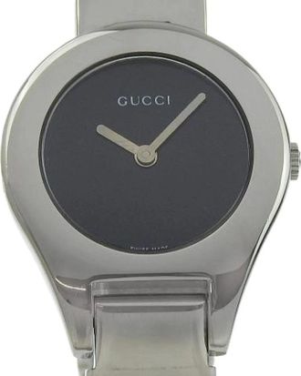 Gucci Pre-owned Watches, female, Black, Size: ONE SIZE Pre-owned Stainless Steel Quartz 6700L