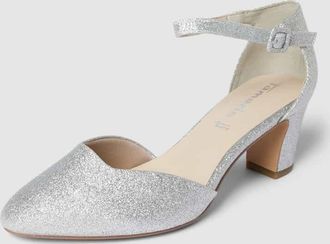 Tamaris Tamaris Pumps im schimmernden Design in Silber, Gr&ouml;&szlig;e 41