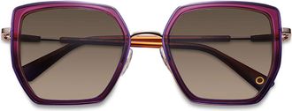 Etnia Barcelona Zafra PUOG Womens Sunglasses Purple Size 55