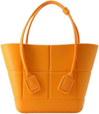 Bottega Veneta Pre-owned Tote Bag - Dames - Vintage Shopper - Oranje - ONE Size - Vintage