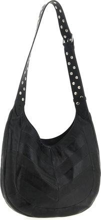 Valentino Garavani Unisex Black Lamb Leather Shoulder Bag